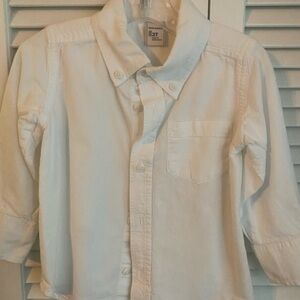 Classic White Boys Button-up Shirt by Old Navy